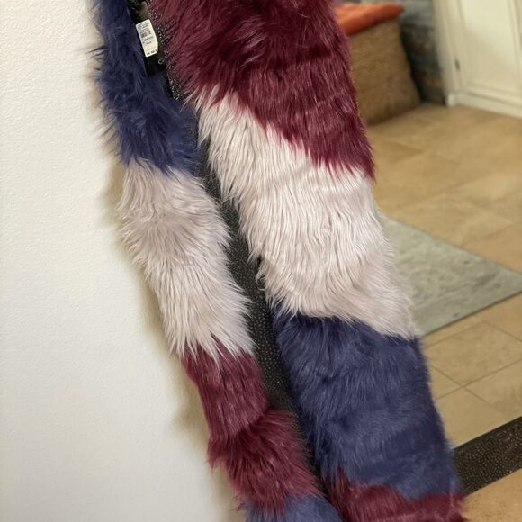 🌟NWT🌟 River Island Ext Longline Faux Fur Stole - Picture 4 of 5